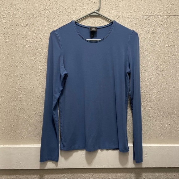Eileen Fisher Tops - Eileen Fisher Blue Long Sleeve Shirt